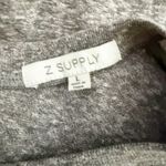 Z Supply | T-Shirt Jumpsuit Short Sleeve Drawstring Waist Heathered Gray | Large Photo 5