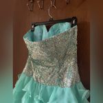 Sherri Hill  green mini dress Photo 5