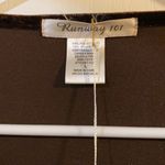 VENDOR ITEM : FINAL PRICE NWT Vintage Runway 101 Long Sleeve Crop Vest Gold Size L Photo 1