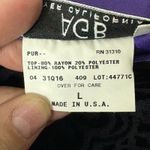 Vtg AGB Womens Large Burnout Velvet Blouse Top Black Witchy Whimsigoth Goth Y2K Photo 4