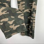 Soho New York Camo Print Tie Waist Pants Linen Blend Sz Medium Photo 6