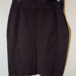 Ralph Lauren Lauren‎  Brown Pencil Skirt Cotton Blend Career Size 6 Photo 0
