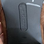 Andrew Geller Spinda Peep Toe Ankle Booties Embroidered Brown Faux Suede 11 M Photo 8