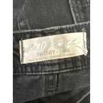 Free People  Marion Women's Black High Waisted Straight Leg Denim Jeans Size 29 Photo 3