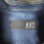 Kut From The Kloth NWT  Helena Jean Jacket Women's Size L Blue Photo 4
