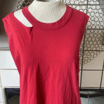 n:philanthropy Red distressed cut out n: philanthropy t shirt size extra large Photo 4
