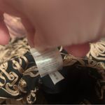 Alex Evenings Women’s  Black Gold Formal Blouse Size Medium Photo 7