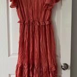 Polagram Jessakae Coral Crinkle Dress Photo 2