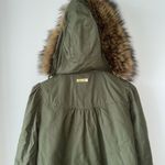 Baby Phat Vintage Y2K  Faux Fur Hoody Coat Jacket Green Parka Small MINTcondition Photo 5