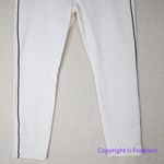 New! Jen 7 by 7 for All Mankind white women ankle skinny Jeans black seam, 14 Photo 3