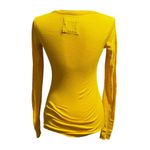 Abercrombie & Fitch  Y2K Yellow Fitted Long Sleeve Tee (S) Photo 2