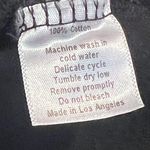 Belen Gina Vintage Sweatshirt Black Cropped Photo 10