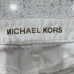 Michael Kors  Size 4 Boyfriend Jeans Distressed Cropped Mid Rise White Women’s Photo 4