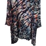 Grau Tiedye Grunge Dark Fairy Bohemian Art to Wear Lagenlook Midi Dress Size M/L Black Size M Photo 6