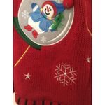 Holiday Editions Women's Button Front Ugly Christmas Sweater Vest Size Medium Photo 3