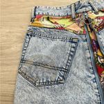 Vintage Get Used by Elie Denim Zip Up Rare Unique Shorts Skort | Vintage 10 Blue Photo 5