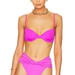 Agua Bendita x REVOLVE Irene Bikini Top in Vita Solid Fuchsia Photo 0