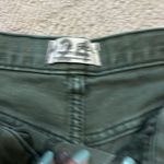 Free People Green Loving Vibrations Jean Shorts Photo 2