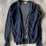 Juicy Couture  xs blue and white cardigan Photo 0
