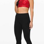 Lululemon NWOT  Energy Bra Manifesto 20YR Foil Dark Red Size 10 Limited Edition Photo 2