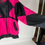 Gloria Vanderbilt Vibrant Pink and Black Women's Vintage Jacket Photo 3