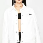Local Heroes Women's White Denim 100% Cotton‎ Jacket size Small Photo 0