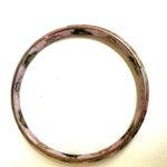 Purple floral Cloisonné bangle bracelet Photo 5