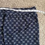 🦋 GAP Factory Blue White Mini Skirt Formal Office Preppy Size 14 Photo 5