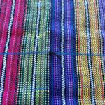 Soft striped boho blanket scarf Blue Photo 5