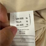 Kennedy Blue  , Elegant Cream Maxi Dress with Ruched Detail Photo 7