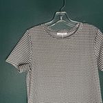 ZARA Black and White Houndstooth Front Pockets Sheath Dress Photo 4