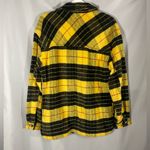 Ashley by 26 International  Outerwear Women’s Flannel Yellow Plaid Jacket Sz M Photo 13