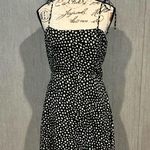 Black and White Sleeveless Mini Sundress Size Medium Photo 5