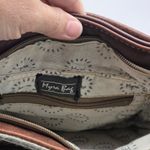 Myra Bag Temptation Cowhair Brown Leather Crossbody Bag Purse Rustic Western Photo 4