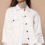 POL corduroy distressed raw hem 90s inspired jacket Photo 0