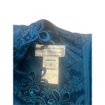 Vintage Scott McClintock formal brocade dress teal sz 14 Blue Photo 4