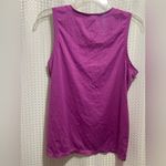 Member’s Mark Everyday Perforated Tank Top Women’s Medium Orchid Purple Photo 3