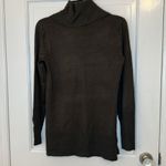 Melissa Paige ‎ Dark Olive Green Sweater with Black Button Sleeve size S NWT Photo 3