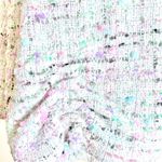 Elle  White Pink Purple & Blue Textured Tweed Blazer Photo 3