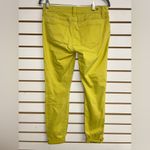 CAbi 5084 Citron Yellow Skinny Jeans Size 4 Colorful Denim Photo 2