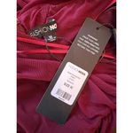 FASHIONNOVA Strapless Rosie Ruched Mini Dress with Cut Outs Size Medium NWT Red Photo 1