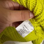 Show Me Your Mumu Sweater Bailey lime Green Cable Knit Crewneck size Medium NWT Photo 7