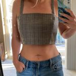 Forever 21 Plaid houndstooth crop top Photo 5