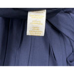 Jenny Han Dress Womens Small Blue Black Lace Shift Pleated Silk Date Night Party Photo 6