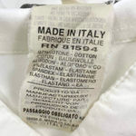 90s NARA CARMICIE Vintage White Pin Tuck Mandarin Collar Button Up Size L Photo 3