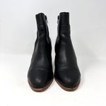 Soludos  Emma Leather Ankle‎ Boot Black Size 8.5 Photo 1