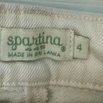 Spartina 449  Women’s Pants Size 4 Boot Cut Ivory Stretch Photo 5