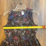 Disney Black Floral High Low Dress Photo 7