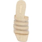 Cult Gaia ππ Sarelle Square Toe Slip-on Sandal ~ Tan Raffia EU 38.5 US 8.5 NWT Photo 9