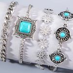Vintage Turquoise and Silver Boho 4 Photo 0